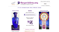 Desktop Screenshot of fuegovioleta.org